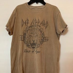 Brown Band Tee